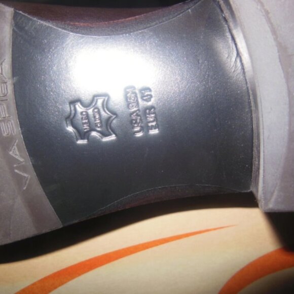 VIA SPIGA BUFU T.MORO Brown TALL Knee-Hi Riding Boots Leather Shoes 9.5 NWT - Picture 8 of 11